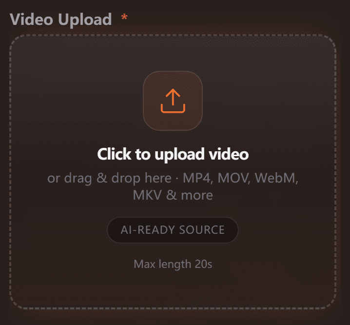 Upload Video preview
